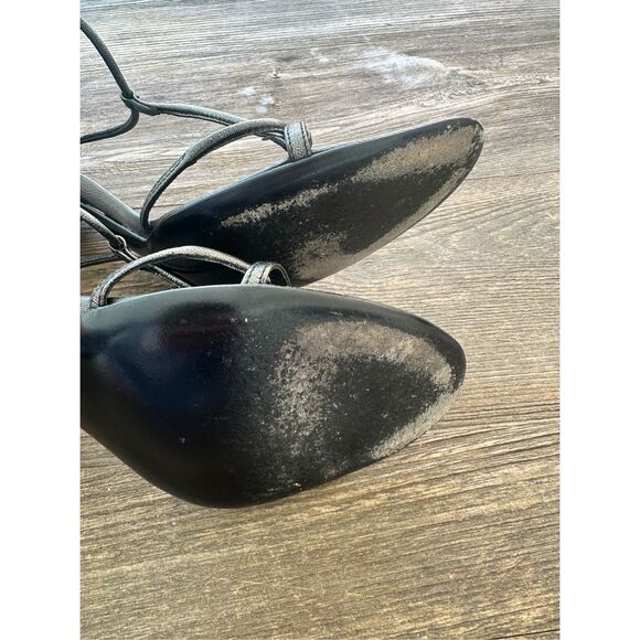 Prada Black Strappy Heels - Picture 5 of 9